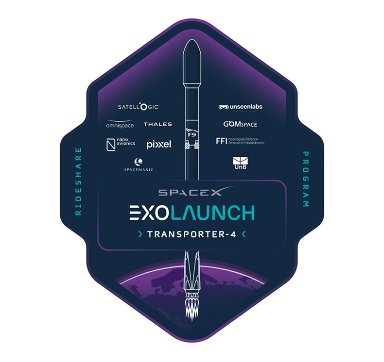 Exolaunch's fifteenth mission patch